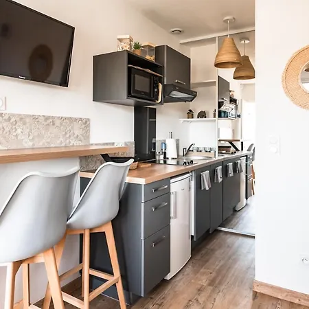 Frenchyhomes☆studio Plage☆rue Pietonne☆15beach